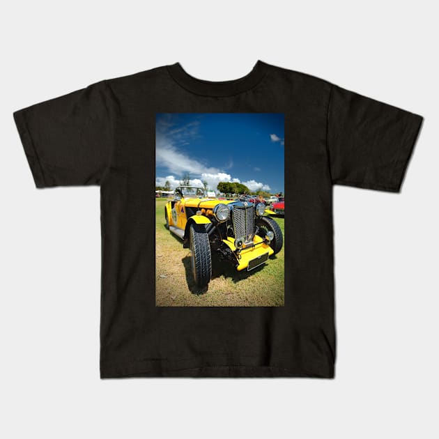 MG in Yellow Kids T-Shirt by MattNQ